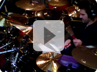 Charlie Benante of Anthrax - drums with the Zoom Q3